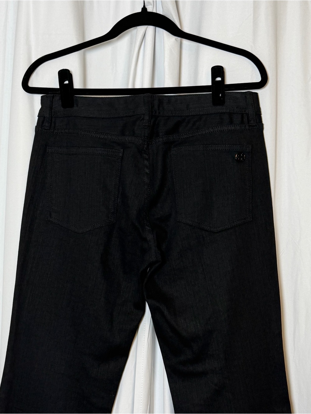 Tory Burch Classic Tory Bootcut Jeans Black 29 - Picture 7 of 11